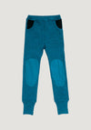 Pantaloni baggy din lână merinos - Joggers Seabreeze Teal