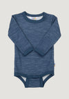 Body din lână merinos și bambus - Propeller Dark Denim