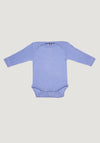 Body seamless din lână merinos, mătase și bumbac - Sky Blue
