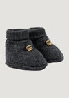 Botoșei fleece din lână merinos - Anthracite Melange
