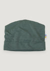 Căciulă dublată din lână merinos - Single Wool Dark Green 48 cm