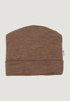 Căciulă dublată din lână merinos - Single Wool Melange Warm Brown