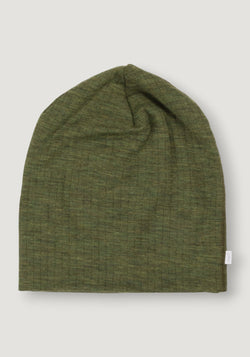 Căciulă femei din lână merinos - Basic Dark Olive XS/M