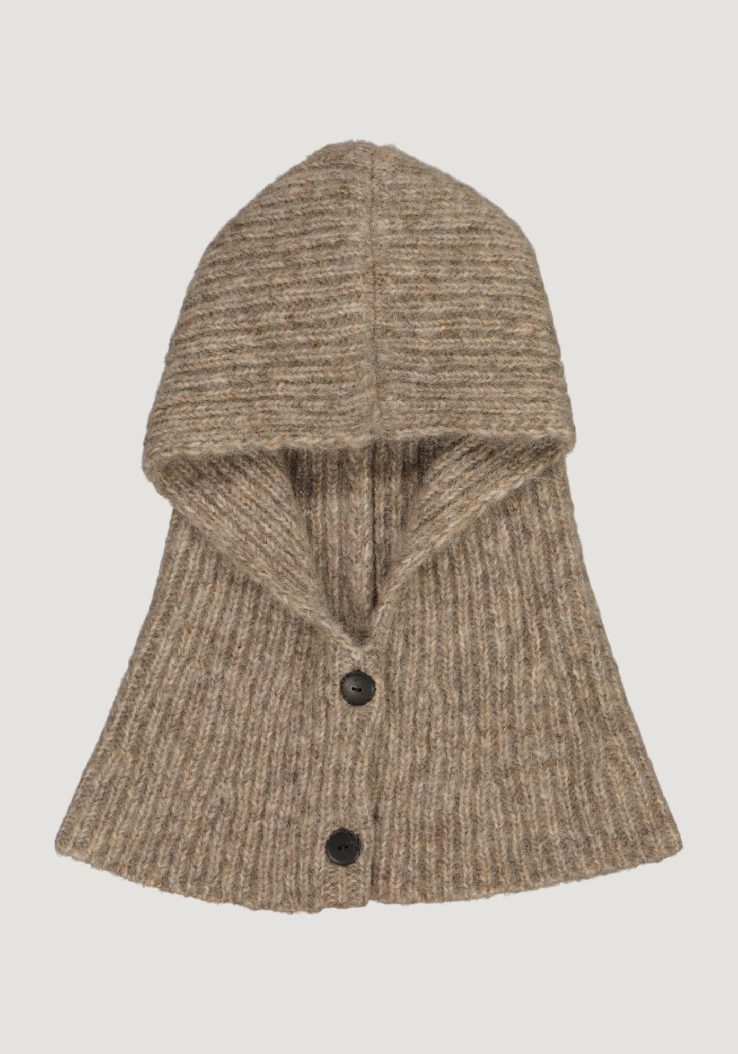 Cagulă femei din alpaca și bumbac Pima - Daphne Grege Chine