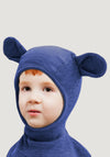 Cagulă lână merinos - Teddy Bear Twilight Blue