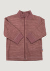 Cardigan din lână merinos și bambus - Goose Dark Rose