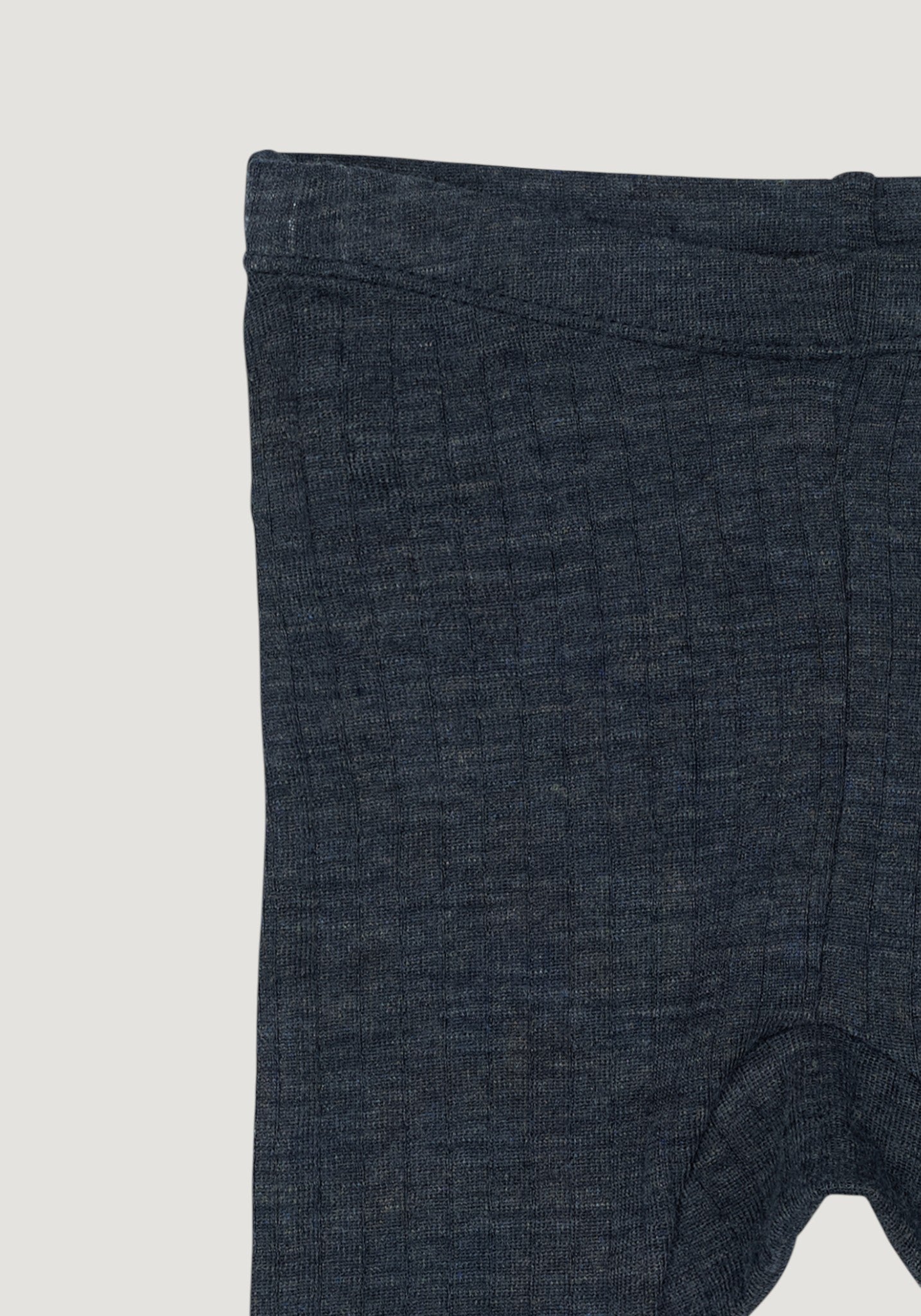 Colanți din lână merinos - Melange Blue Nights