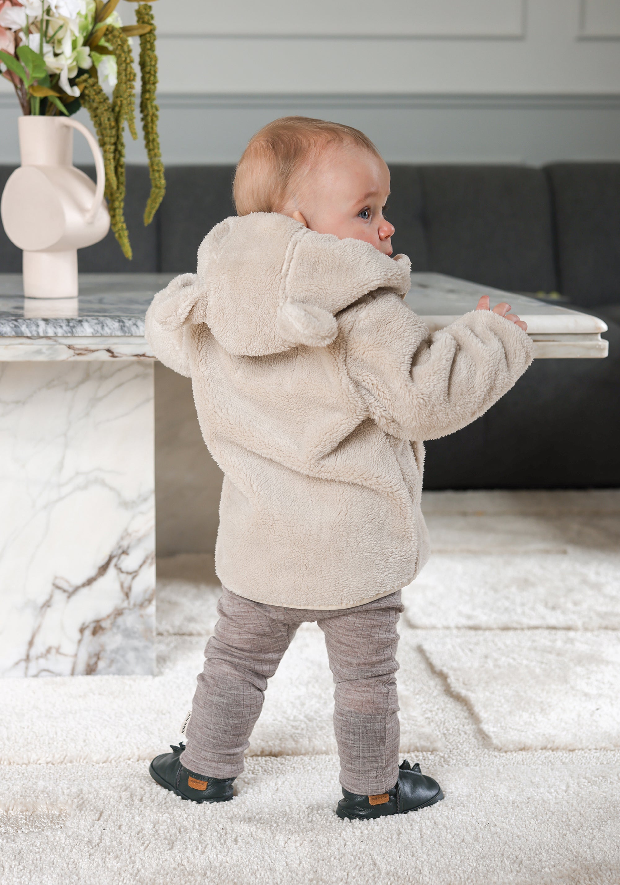 Colanți din lână merinos - Melange Denver