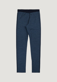 Colanți din lână merinos - Mini Stripe Blue