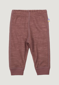 Colanți din lână merinos și bambus - Goose Dark Rose