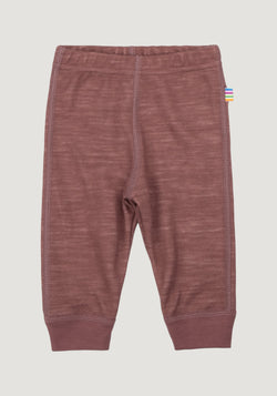 Colanți din lână merinos și bambus - Goose Dark Rose