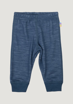 Colanți din lână merinos și bambus - Propeller Dark Denim