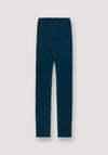 Colanți femei din lână merinos - Basic Dark Turquoise XS