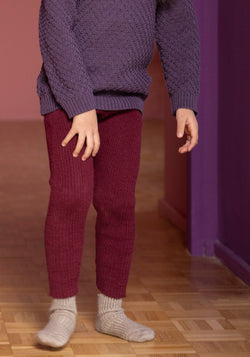 Colanți lână merinos - Cassis