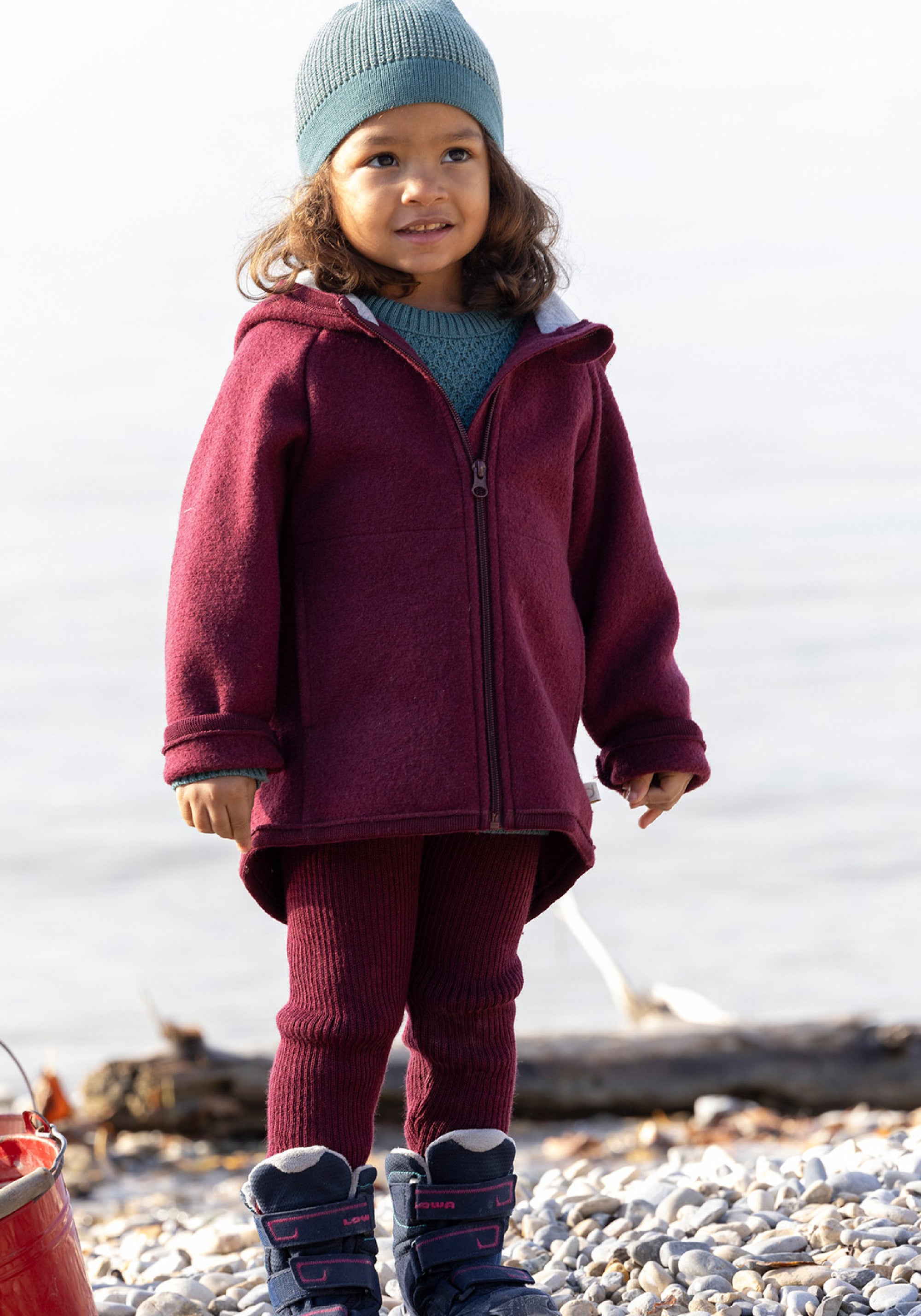 Colanți lână merinos - Cassis