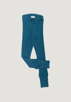 Colanți lână merinos - Seabreeze Teal