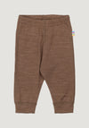 Colanți lână merinos - Single Wool Melange Warm Brown