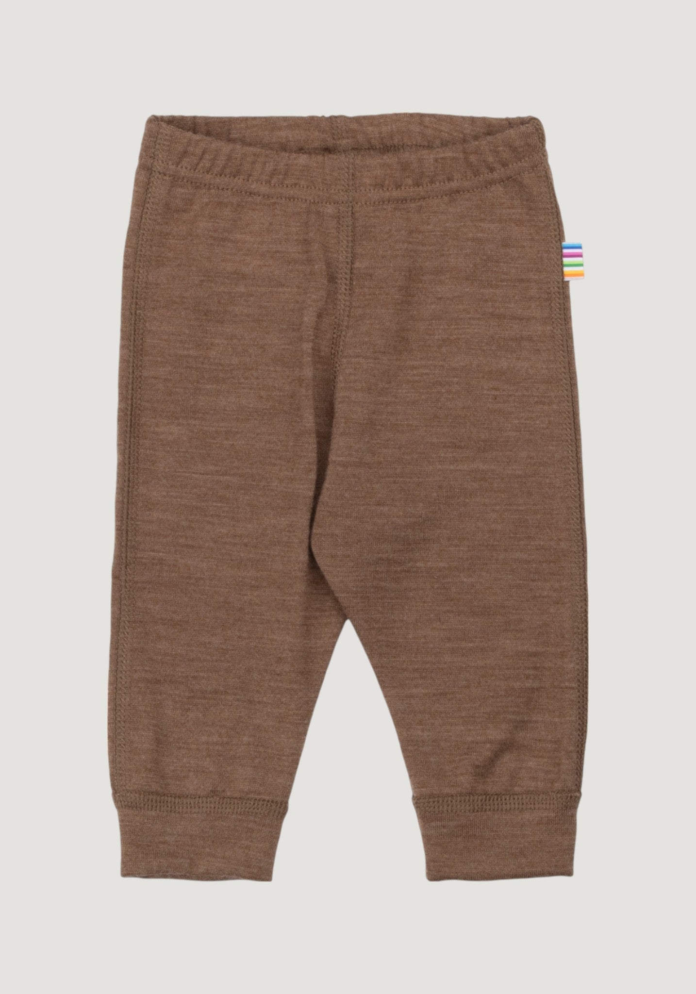 Colanți lână merinos - Single Wool Melange Warm Brown