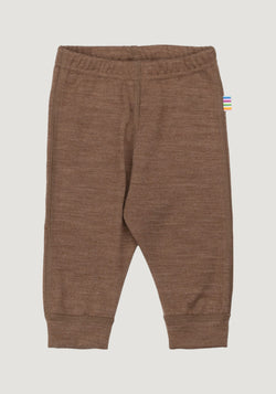 Colanți lână merinos - Single Wool Melange Warm Brown