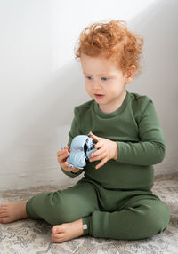 Colanți seamless lână merinos - Active Greenery