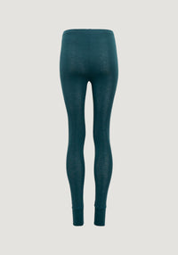 Colanți femei seamless din lână merinos - Vivid Ocean