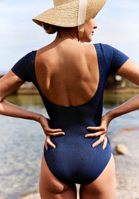 Costum baie femei protecție UV  - Suzie Gloss Blueberry