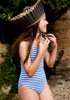 Costum baie protecție UV - Eddie Cobalt Stripe