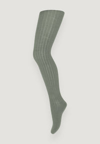 Dres Rib din lână merinos - Lily Pad 60