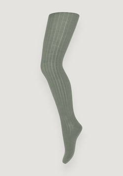 Dres Rib din lână merinos - Lily Pad 60
