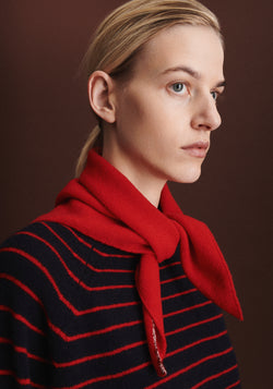 Eșarfă din lână - Signal Red