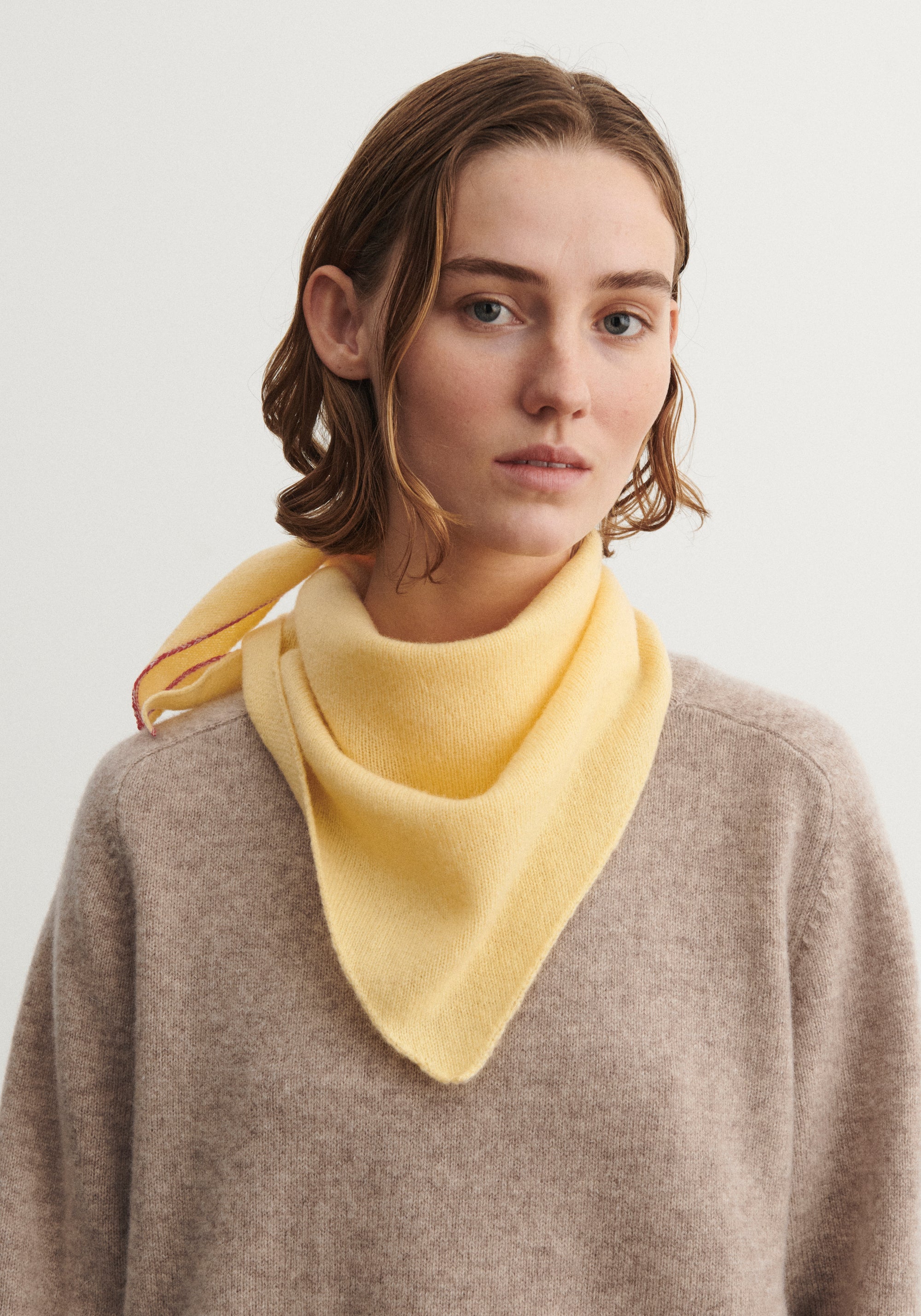 Eșarfă din lână - Wheat