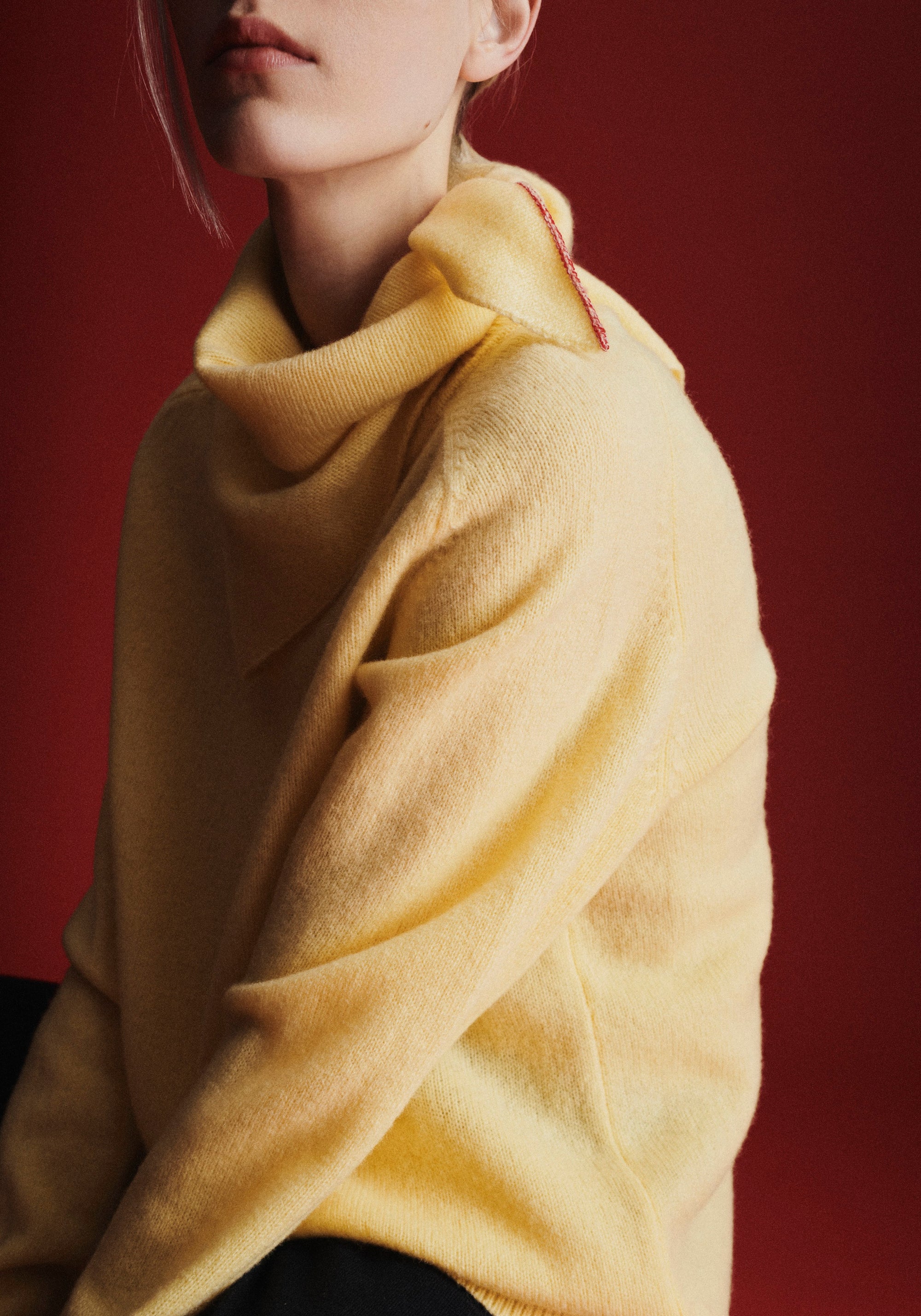 Eșarfă din lână - Wheat