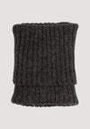 Fular tubular adulți baby alpaca - Rib Anthracite De Colores HipHip.ro