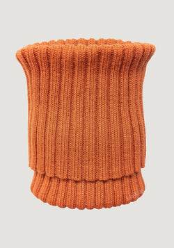 Fular tubular adulți baby alpaca - Rib Papaya De Colores HipHip.ro