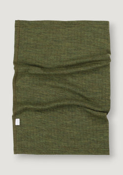 Fular circular femei din lână merinos - Basic Dark Olive onesize adulti