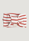 Headband seamless dublat din mătase - Bi Poppy Stripes Minimalisma HipHip.ro