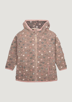 Jachetă din lână fiartă - Cashmere Dots