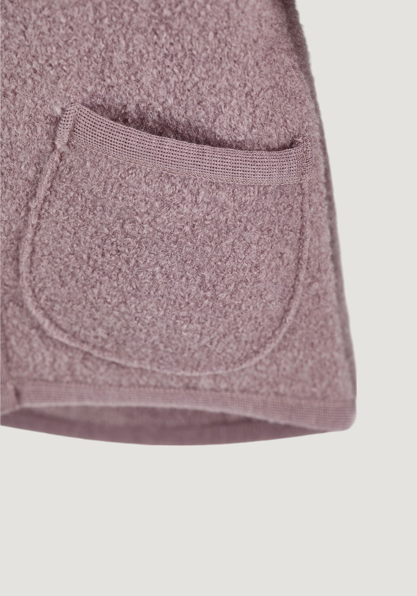 Jachetă din lână fiartă - Mauve Halfen HipHip.ro