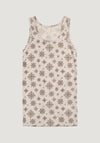 Maiou din lână merinos - Handdrawn Snowflake Beige