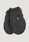 Mănuși fleece din lână merinos - Anthracite Melange