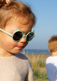 Ochelari de soare Mirror 0-4 ani - Ourson Almond Green Ki ET LA HipHip.ro
