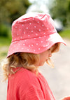 Pălărie din in - Coral White