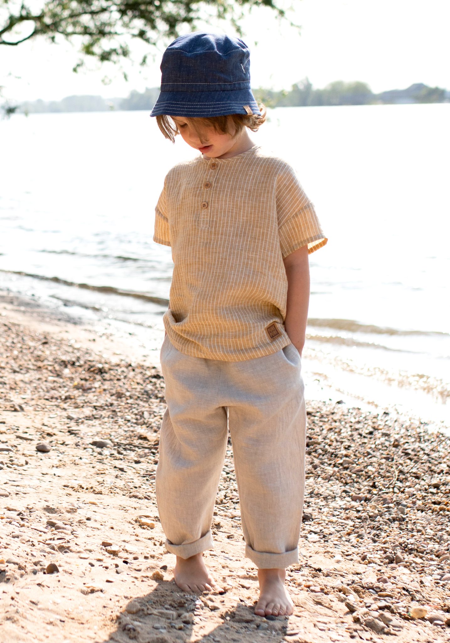 Pantaloni din in - Natur Pure Pure HipHip.ro