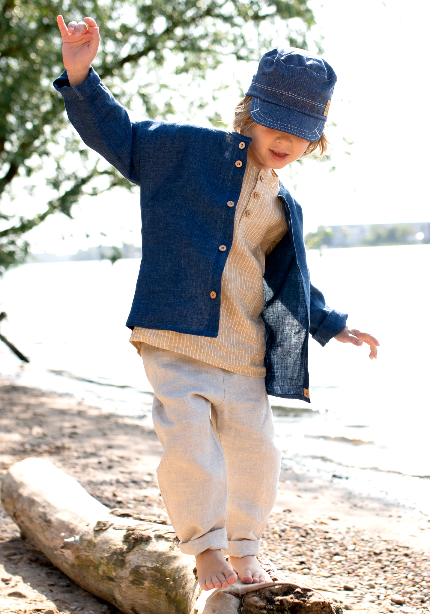 Pantaloni din in - Natur Pure Pure HipHip.ro