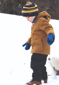 Pantaloni din lână fiartă reciclată - Anthracite Pure Pure HipHip.ro