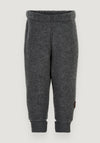 Pantaloni fleece din lână merinos - Anthracite Melange Mikk-line HipHip.ro