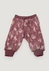Pantaloni fleece din lână merinos - Graphic Camo Bordeaux 80