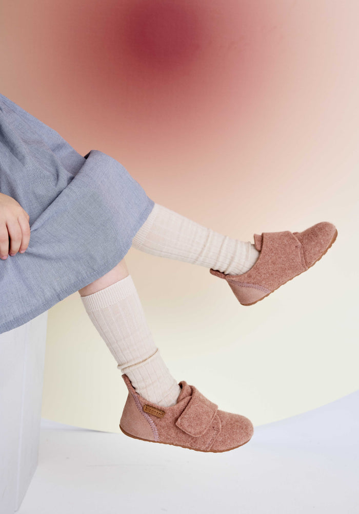 Pantofi interior lână - Casual Rose