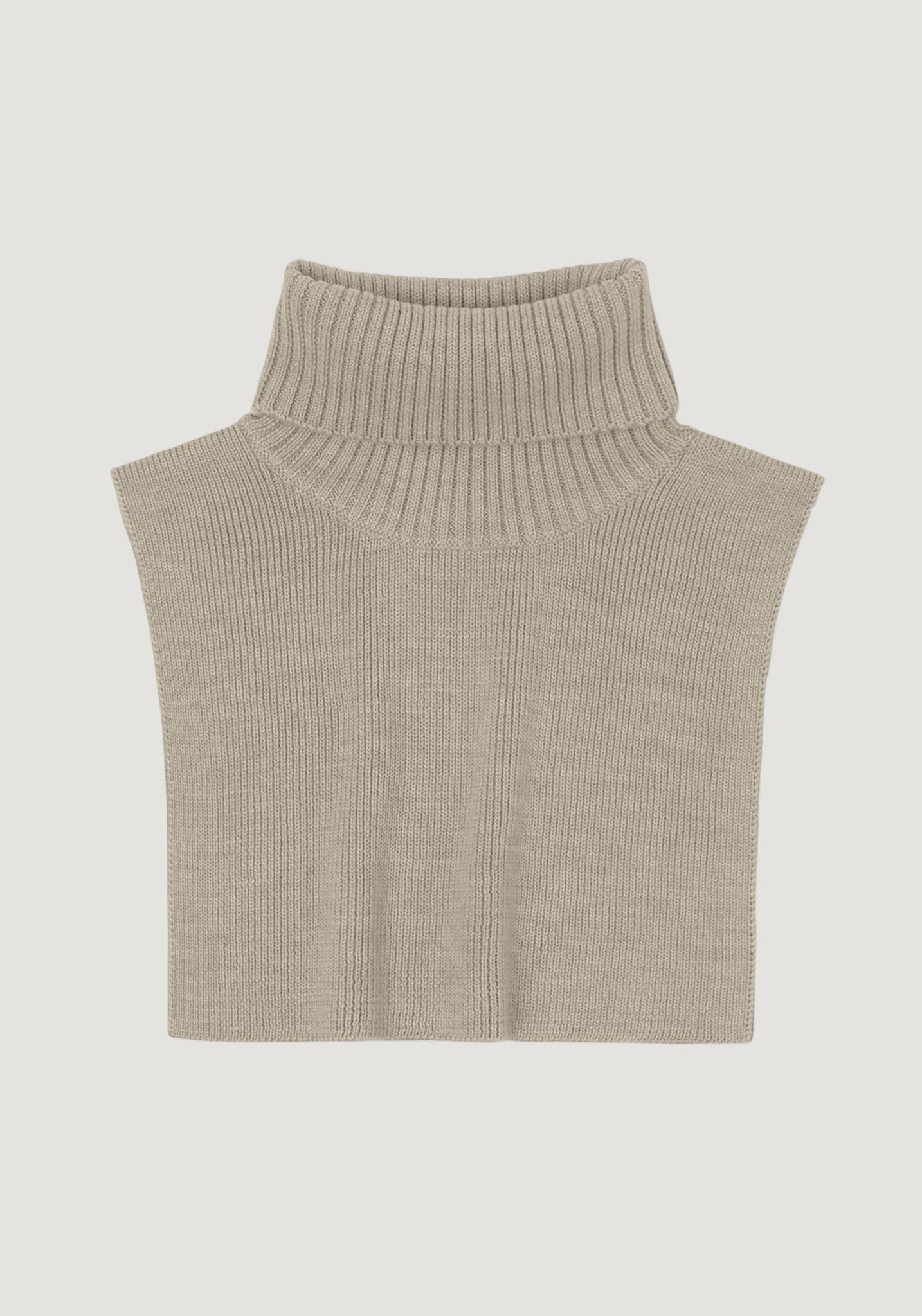 Pieptar din lână merinos - Knit Oat Melange