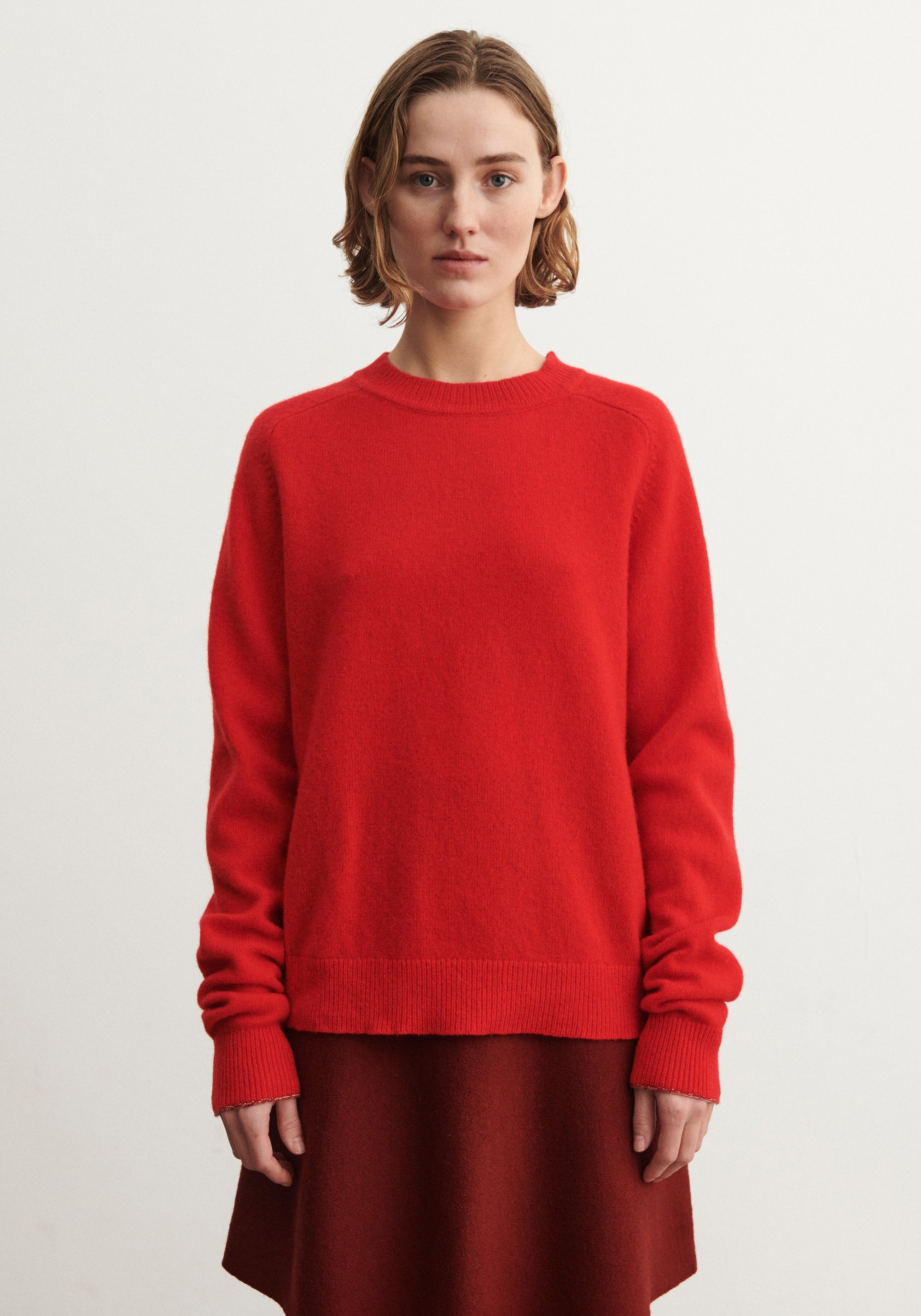 Pulover din lână - Signal Red